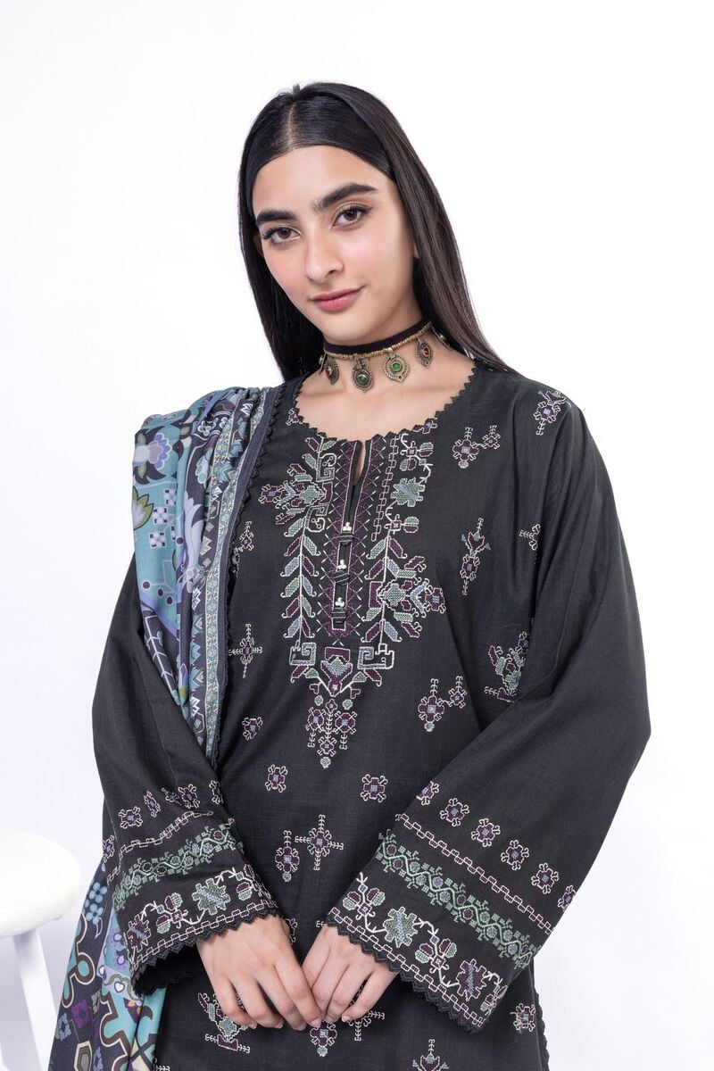 Khaadi | My Winter Mood | DCH05 - by - Libasekhas UK - Registered Vendor of : Khaadi - 100% Original Designer Dresss