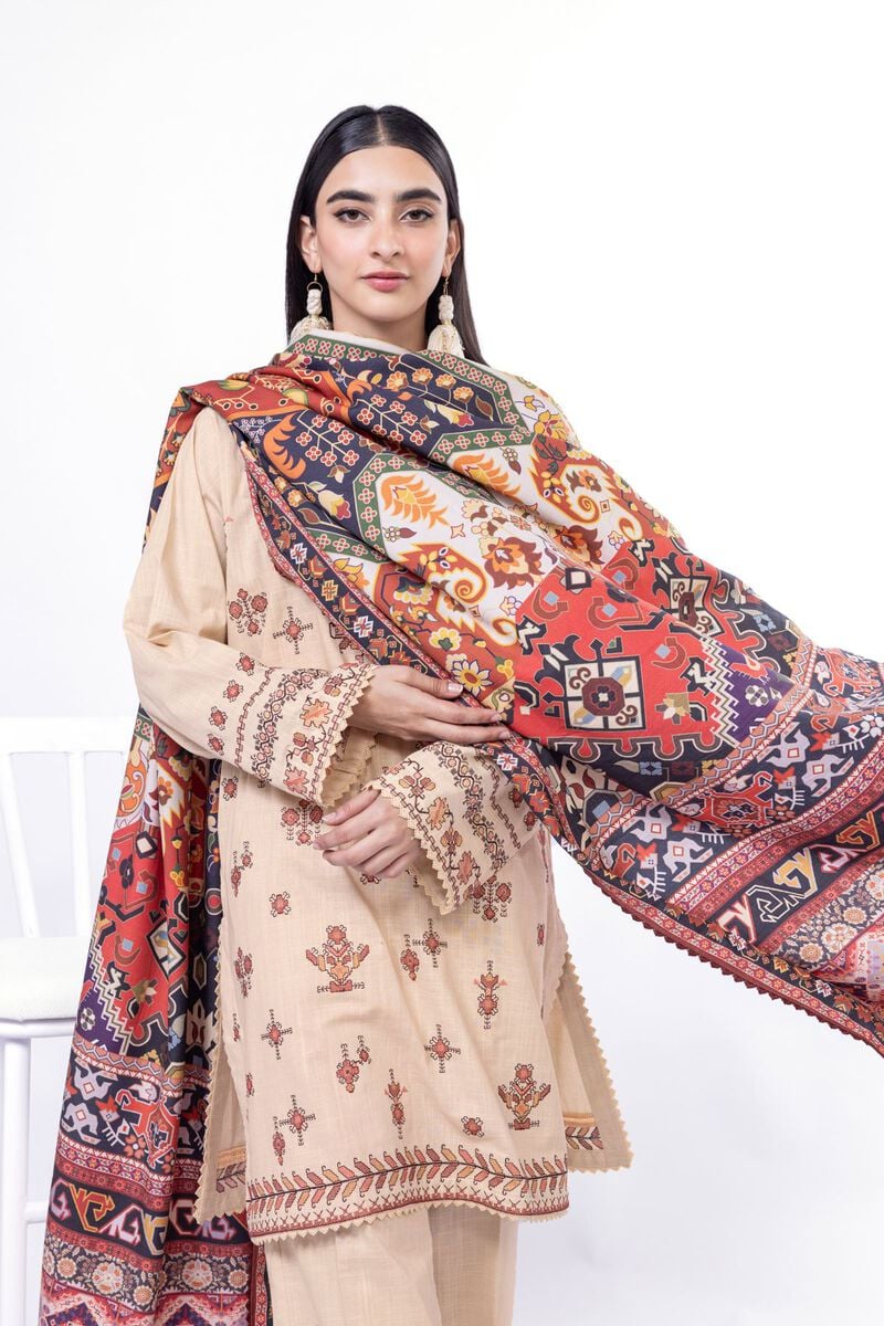 Khaadi | My Winter Mood | DCH05 - by - Libasekhas UK - Registered Vendor of : Khaadi - 100% Original Designer Dresss