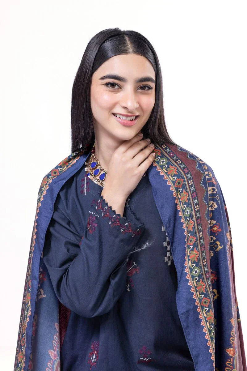 Khaadi | My Winter Mood | DCH07 - by - Libasekhas UK - Registered Vendor of : Khaadi - 100% Original Designer Dresss