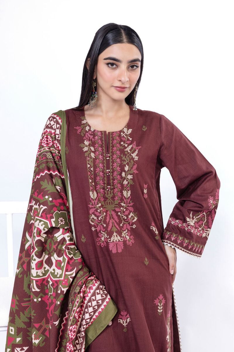 Khaadi | My Winter Mood | DCH08 - by - Libasekhas UK - Registered Vendor of : Khaadi - 100% Original Designer Dresss