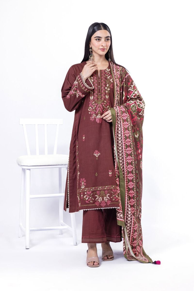 Khaadi | My Winter Mood | DCH08 - by - Libasekhas UK - Registered Vendor of : Khaadi - 100% Original Designer Dresss