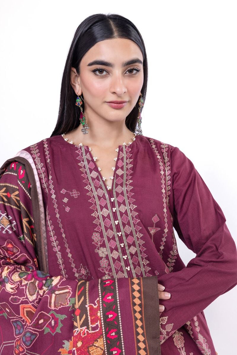Khaadi | My Winter Mood | DCH09 - by - Libasekhas UK - Registered Vendor of : Khaadi - 100% Original Designer Dresss