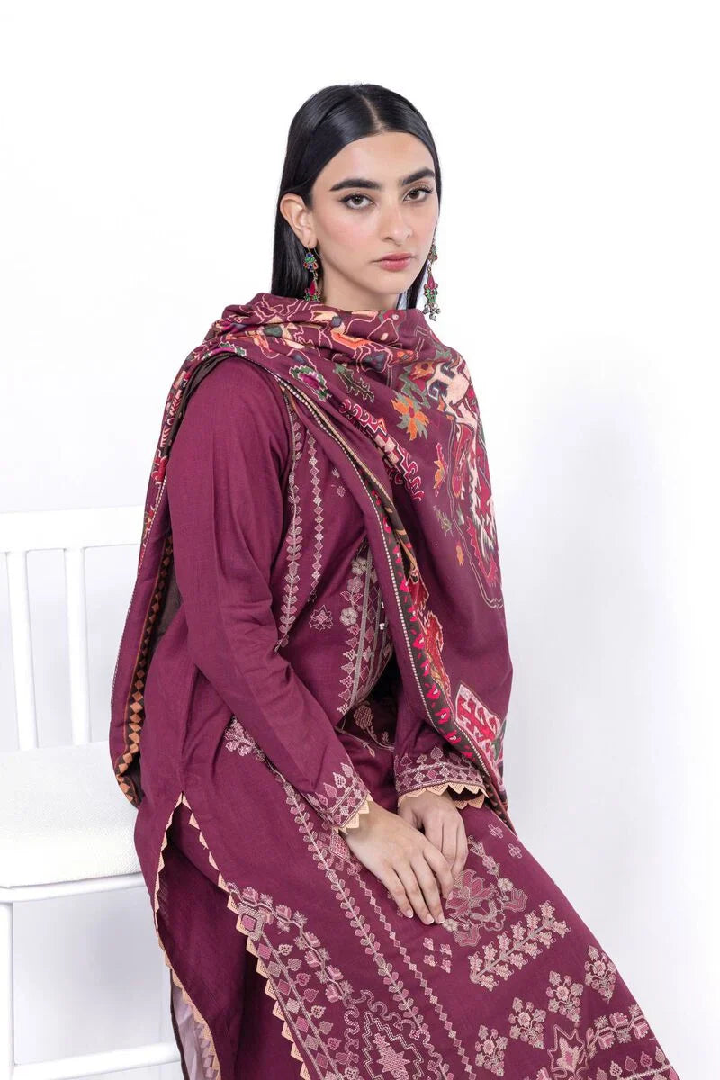 Khaadi | My Winter Mood | DCH09 - by - Libasekhas UK - Registered Vendor of : Khaadi - 100% Original Designer Dresss