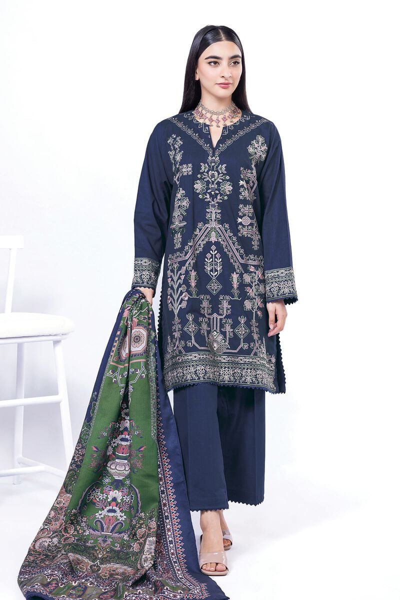 Khaadi | My Winter Mood | DCH11 - by - Libasekhas UK - Registered Vendor of : Khaadi - 100% Original Designer Dresss