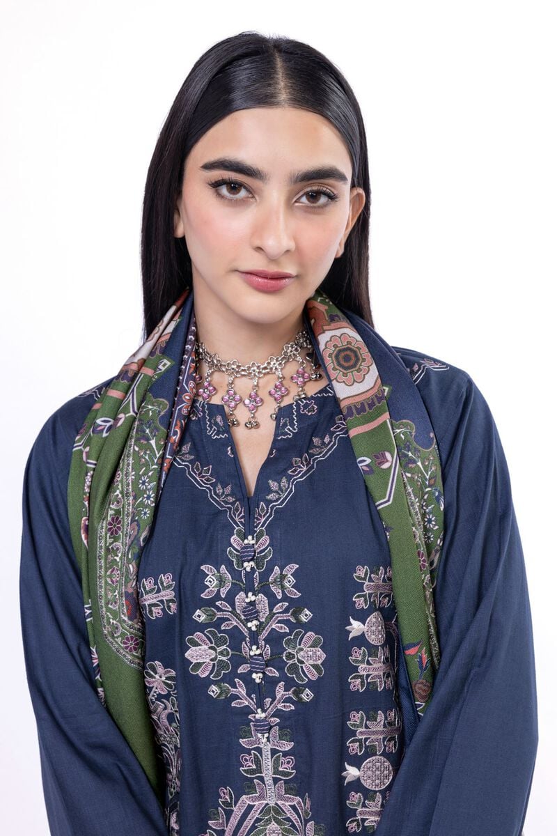 Khaadi | My Winter Mood | DCH11 - by - Libasekhas UK - Registered Vendor of : Khaadi - 100% Original Designer Dresss