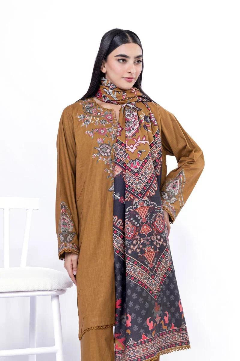 Khaadi | My Winter Mood | DCH12 - by - Libasekhas UK - Registered Vendor of : Khaadi - 100% Original Designer Dresss