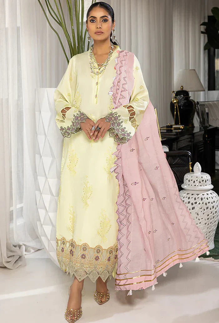 Humdum | Charlotte Chikankari Lawn | D06 - by - Libasekhas UK - Registered Vendor of : HumDum - 100% Original Designer Dresss