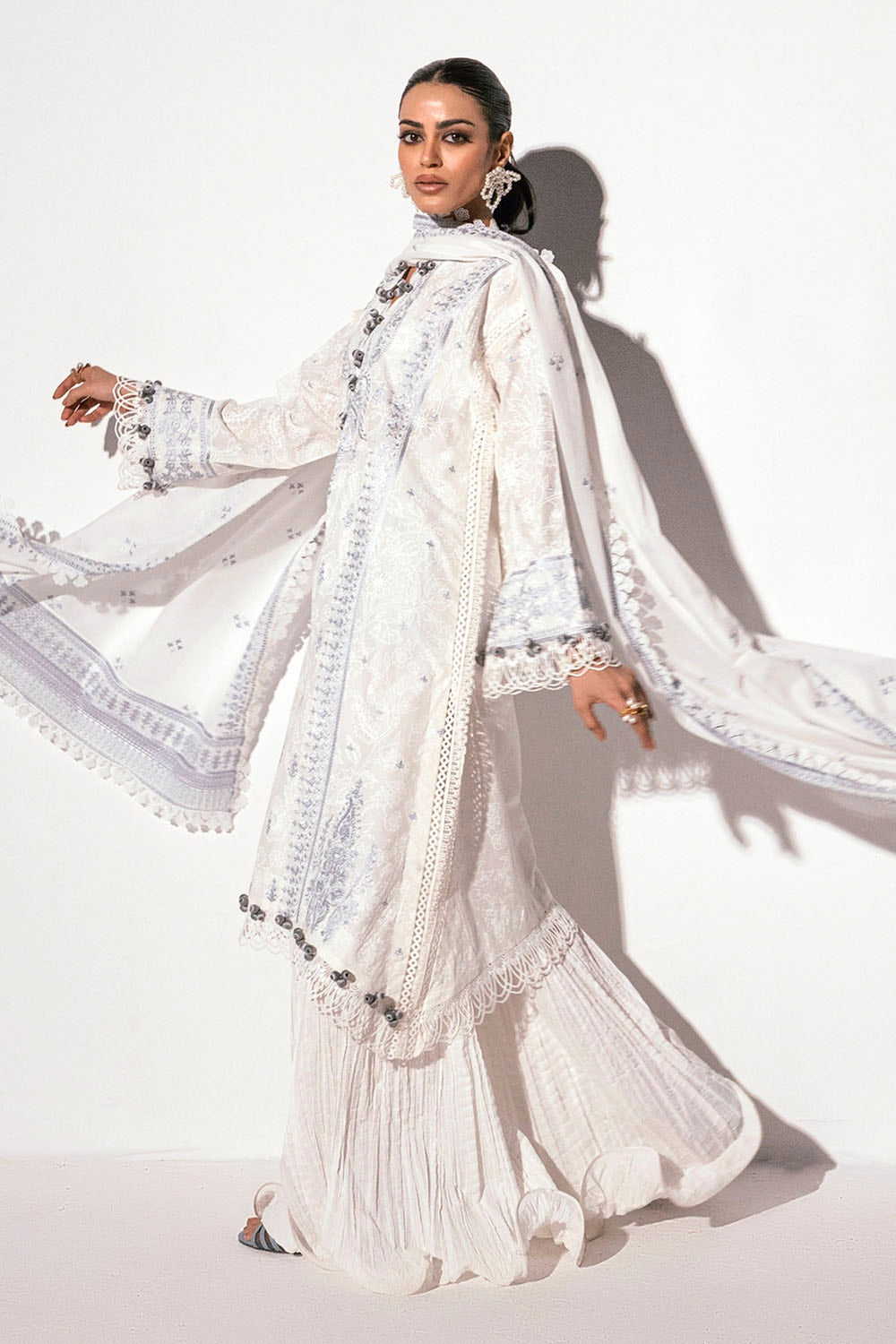 Gul Ahmed | Gul Nilofer 25 | DN-42050 - by - Libasekhas UK - Registered Vendor of : Gul Ahmed - 100% Original Designer Dresss