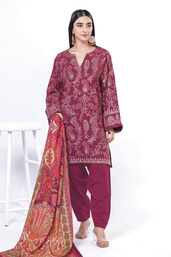 Khaadi | My Winter Mood | DK15A - by - Libasekhas UK - Registered Vendor of : Khaadi - 100% Original Designer Dresss