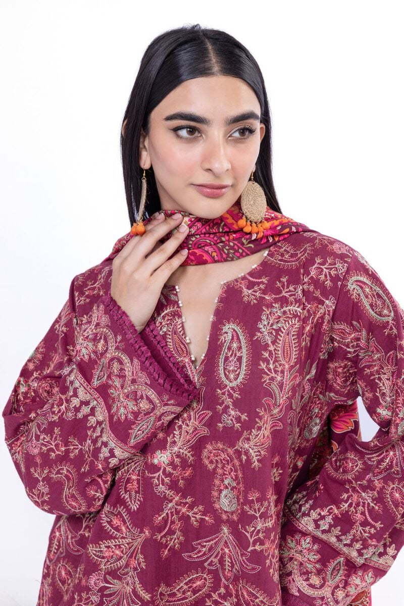 Khaadi | My Winter Mood | DK15A - by - Libasekhas UK - Registered Vendor of : Khaadi - 100% Original Designer Dresss