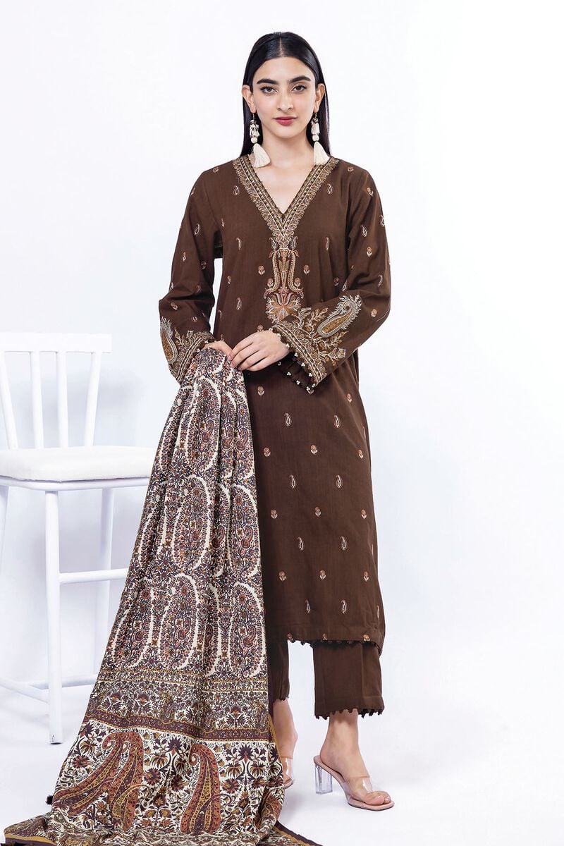 Khaadi | My Winter Mood | DK24 - by - Libasekhas UK - Registered Vendor of : Khaadi - 100% Original Designer Dresss