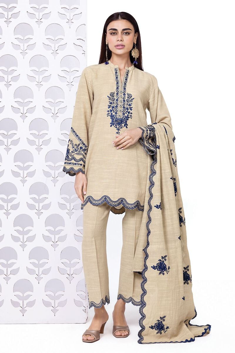 Khaadi | My Winter Mood | DKN01 - by - Libasekhas UK - Registered Vendor of : Khaadi - 100% Original Designer Dresss