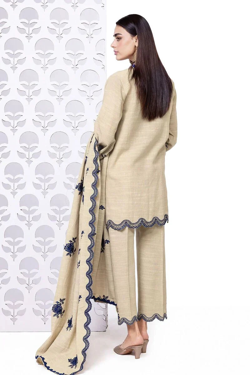 Khaadi | My Winter Mood | DKN01 - by - Libasekhas UK - Registered Vendor of : Khaadi - 100% Original Designer Dresss