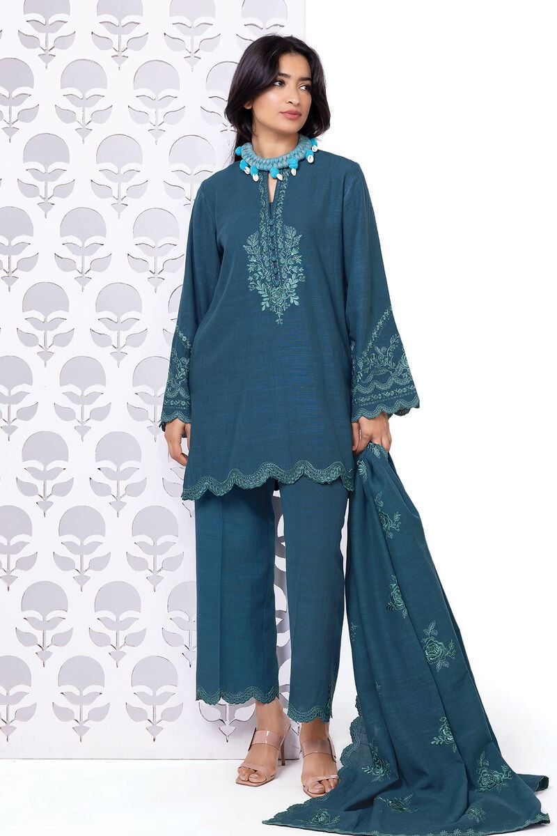 Khaadi | My Winter Mood | DKN01 - by - Libasekhas UK - Registered Vendor of : Khaadi - 100% Original Designer Dresss