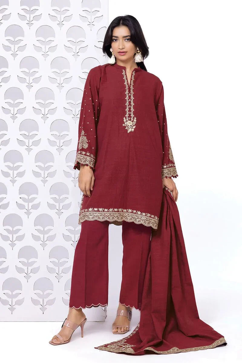 Khaadi | My Winter Mood | DKN02 - by - Libasekhas UK - Registered Vendor of : Khaadi - 100% Original Designer Dresss