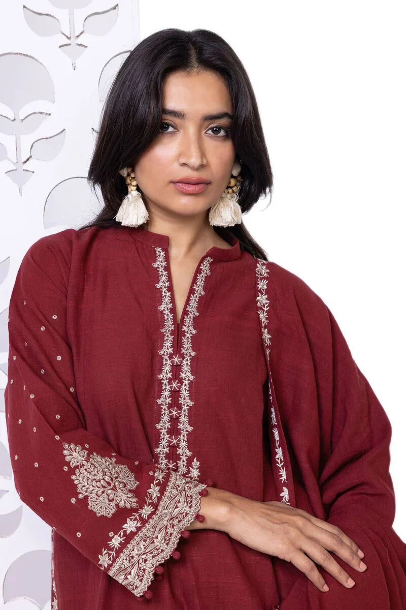 Khaadi | My Winter Mood | DKN02 - by - Libasekhas UK - Registered Vendor of : Khaadi - 100% Original Designer Dresss