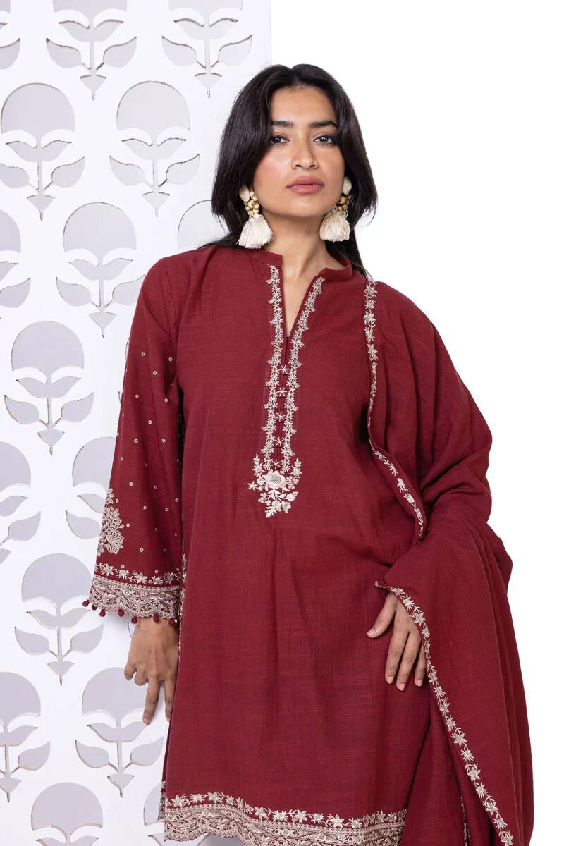 Khaadi | My Winter Mood | DKN02 - by - Libasekhas UK - Registered Vendor of : Khaadi - 100% Original Designer Dresss
