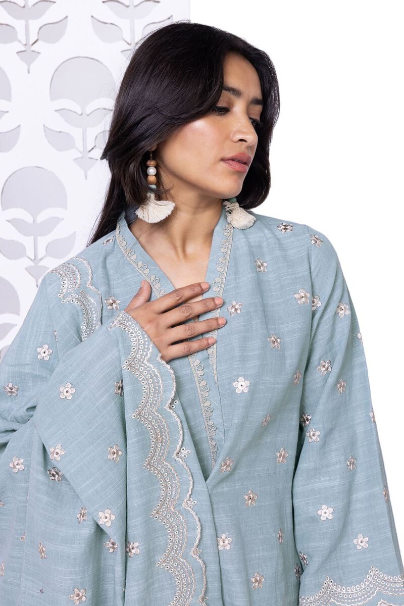 Khaadi | My Winter Mood | DKN03 - by - Libasekhas UK - Registered Vendor of : Khaadi - 100% Original Designer Dresss