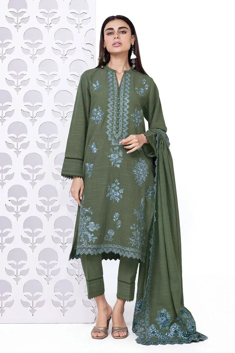 Khaadi | My Winter Mood | DKN05 - by - Libasekhas UK - Registered Vendor of : Khaadi - 100% Original Designer Dresss