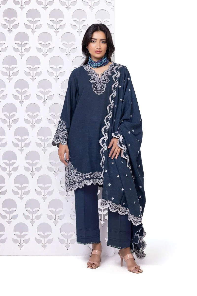 Khaadi | My Winter Mood | DKN06 - by - Libasekhas UK - Registered Vendor of : Khaadi - 100% Original Designer Dresss