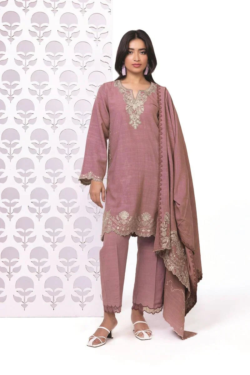 Khaadi | My Winter Mood | DKN07 - by - Libasekhas UK - Registered Vendor of : Khaadi - 100% Original Designer Dresss