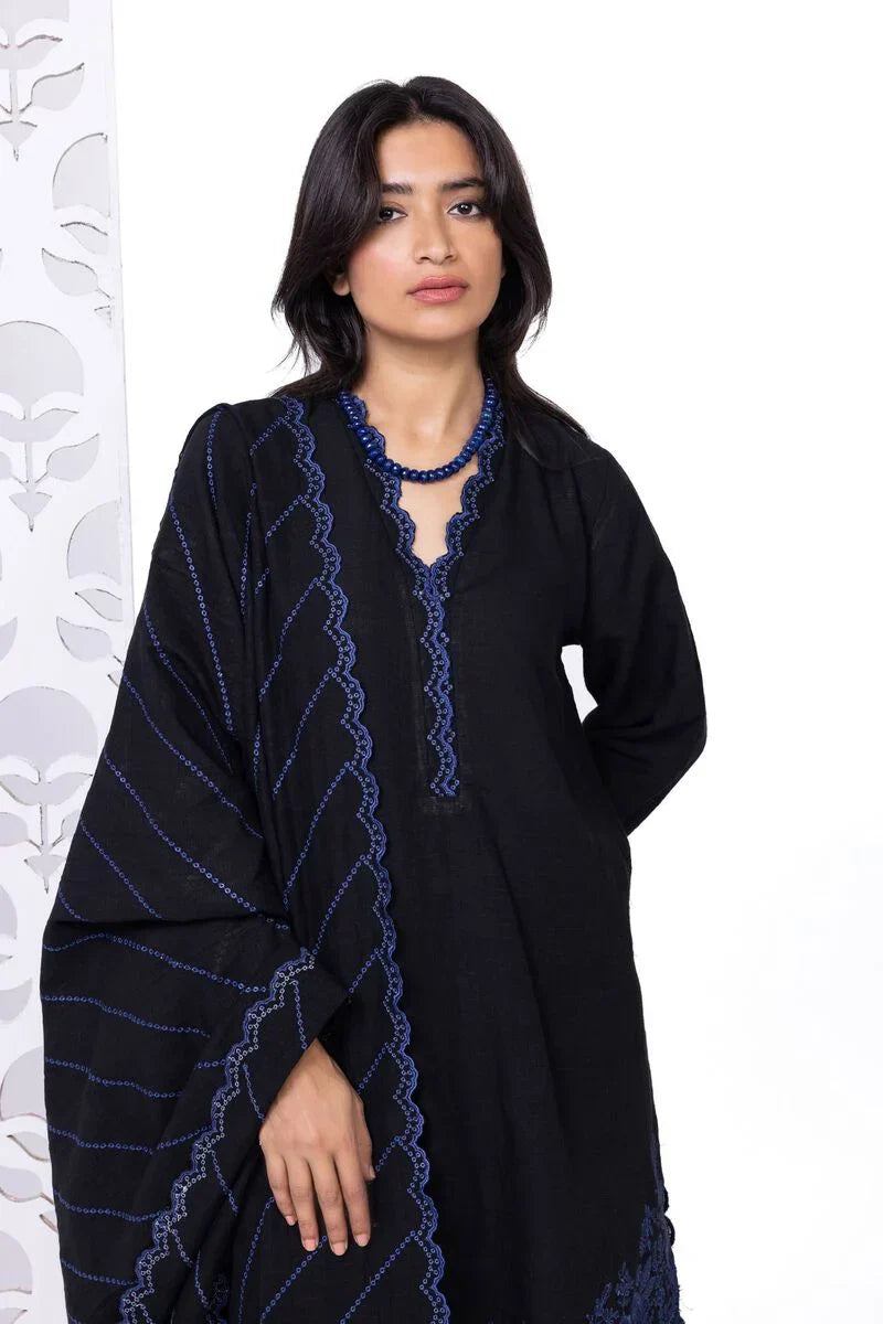 Khaadi | My Winter Mood | DKN151 - by - Libasekhas UK - Registered Vendor of : Khaadi - 100% Original Designer Dresss