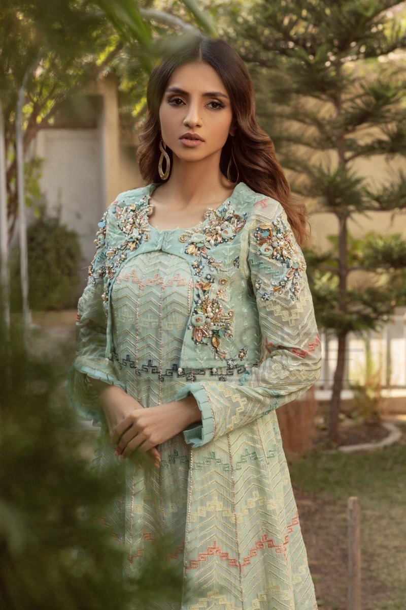 Panache | Pret | Dusty Affair - by - Libasekhas UK - Registered Vendor of : Panache By Mona - 100% Original Designer Dresss