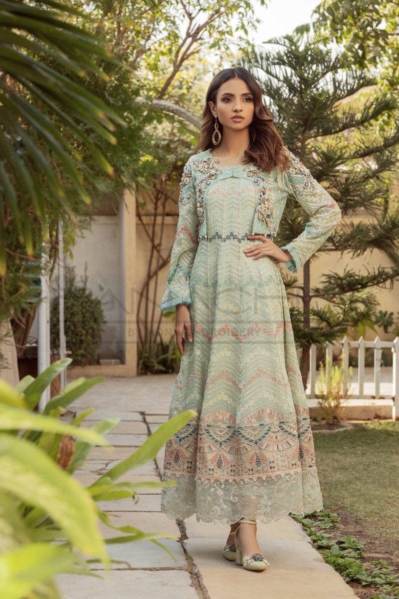 Panache | Pret | Dusty Affair - by - Libasekhas UK - Registered Vendor of : Panache By Mona - 100% Original Designer Dresss