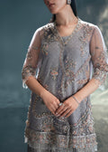 Jeem | Celestial Luxe Formals | DUSTY GREY - by Libasekhas UK - Registered Vendor of : Jeem - 100% Original Designer Dress