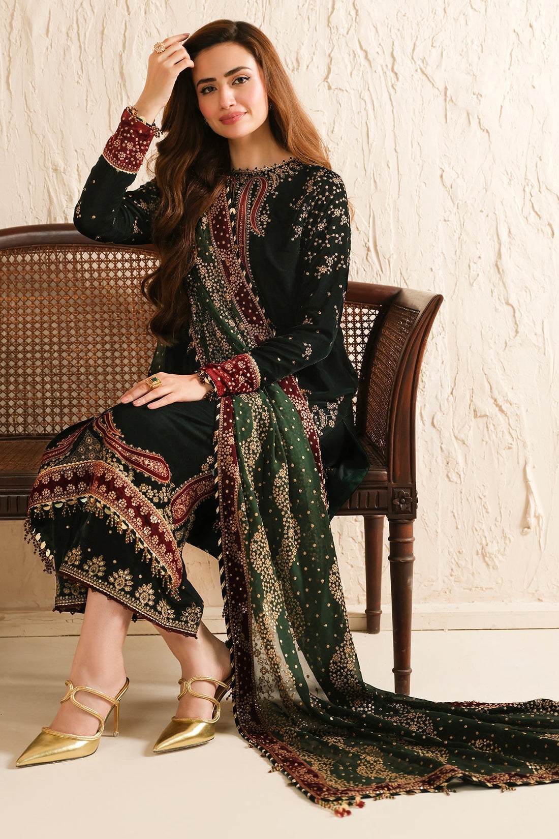 Jazmin | Velvet Edit 24 | Velvet Formal VF-2034 - by - Libasekhas UK - Registered Vendor of : Jazmin - 100% Original Designer Dresss
