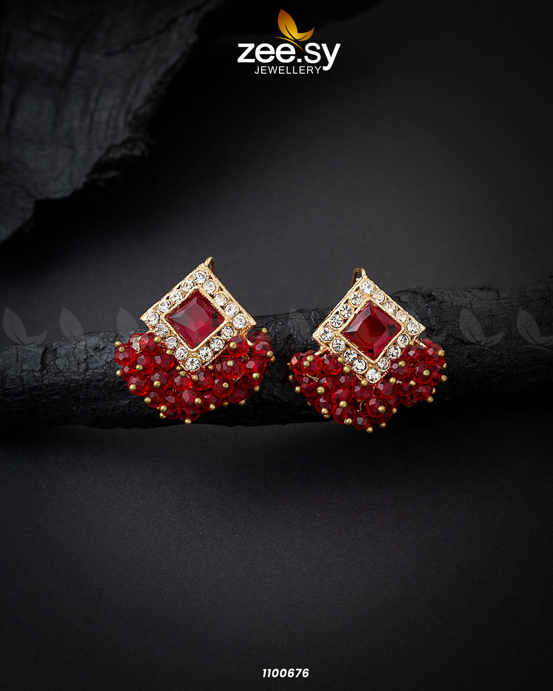 Earrings-0343 - by - Libasekhas UK - Registered Vendor of : Zeesy - 100% Original Designer Dresss