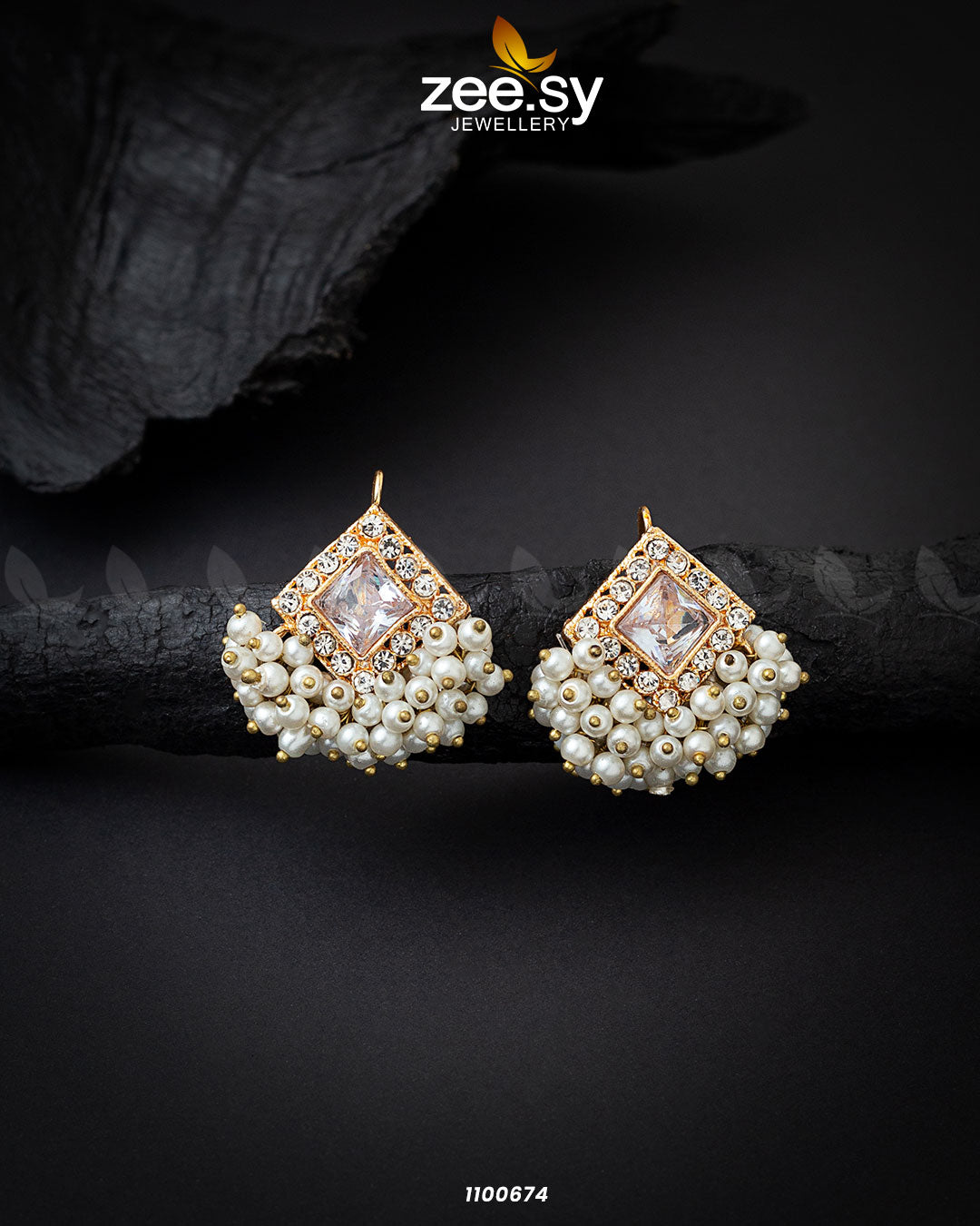 Earrings-0343 - by - Libasekhas UK - Registered Vendor of : Zeesy - 100% Original Designer Dresss