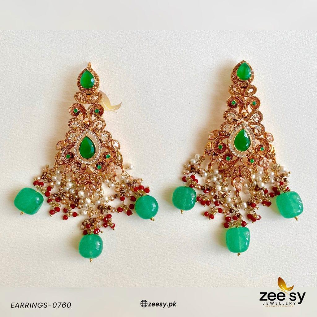 Earrings-0760 - by - Libasekhas UK - Registered Vendor of : Zeesy - 100% Original Designer Dresss