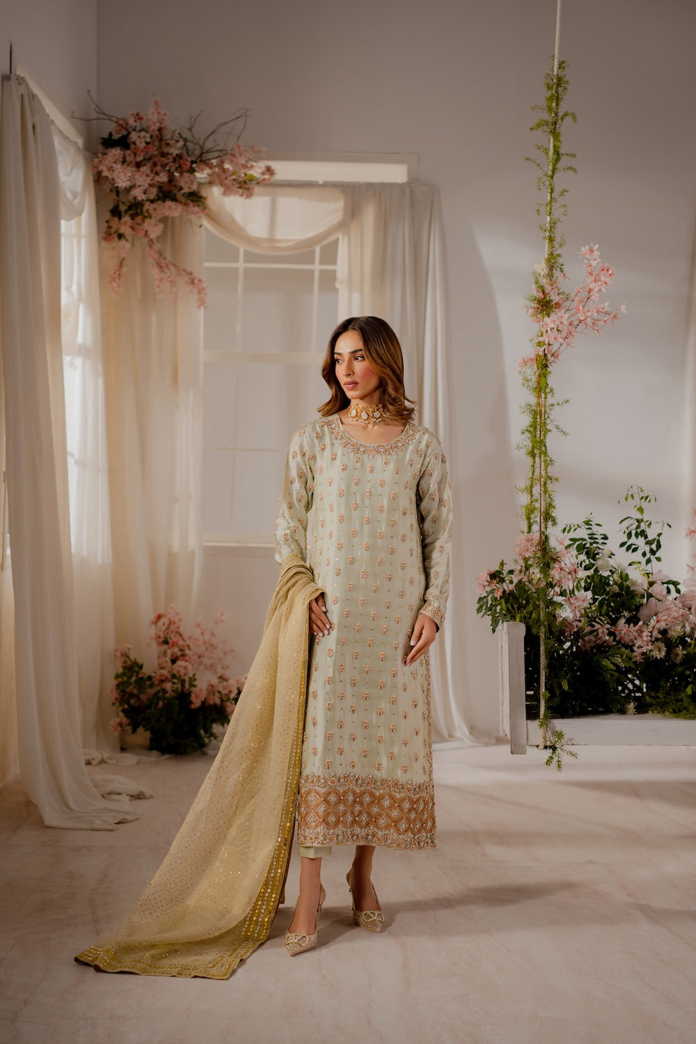 Vintage | Shehnayi Formals | Rashmeet - by Libasekhas UK - Registered Vendor of : Vintage - 100% Original Designer Dress