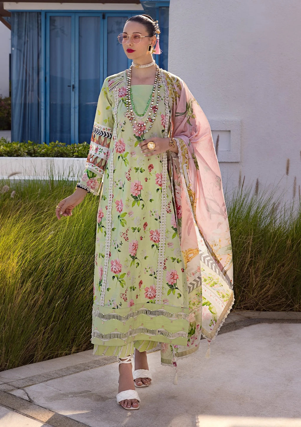 Elaf Premium | Prints Collection 2024 | EOP-02A CHELSEA - by - Libasekhas UK - Registered Vendor of : Elaf Premium - 100% Original Designer Dresss