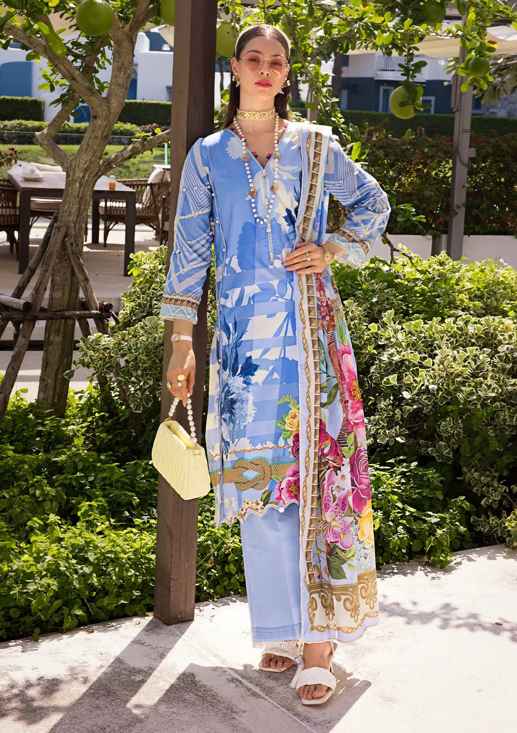 Elaf Premium | Prints Collection 2024 | EOP-01B DARIS - by - Libasekhas UK - Registered Vendor of : Elaf Premium - 100% Original Designer Dresss