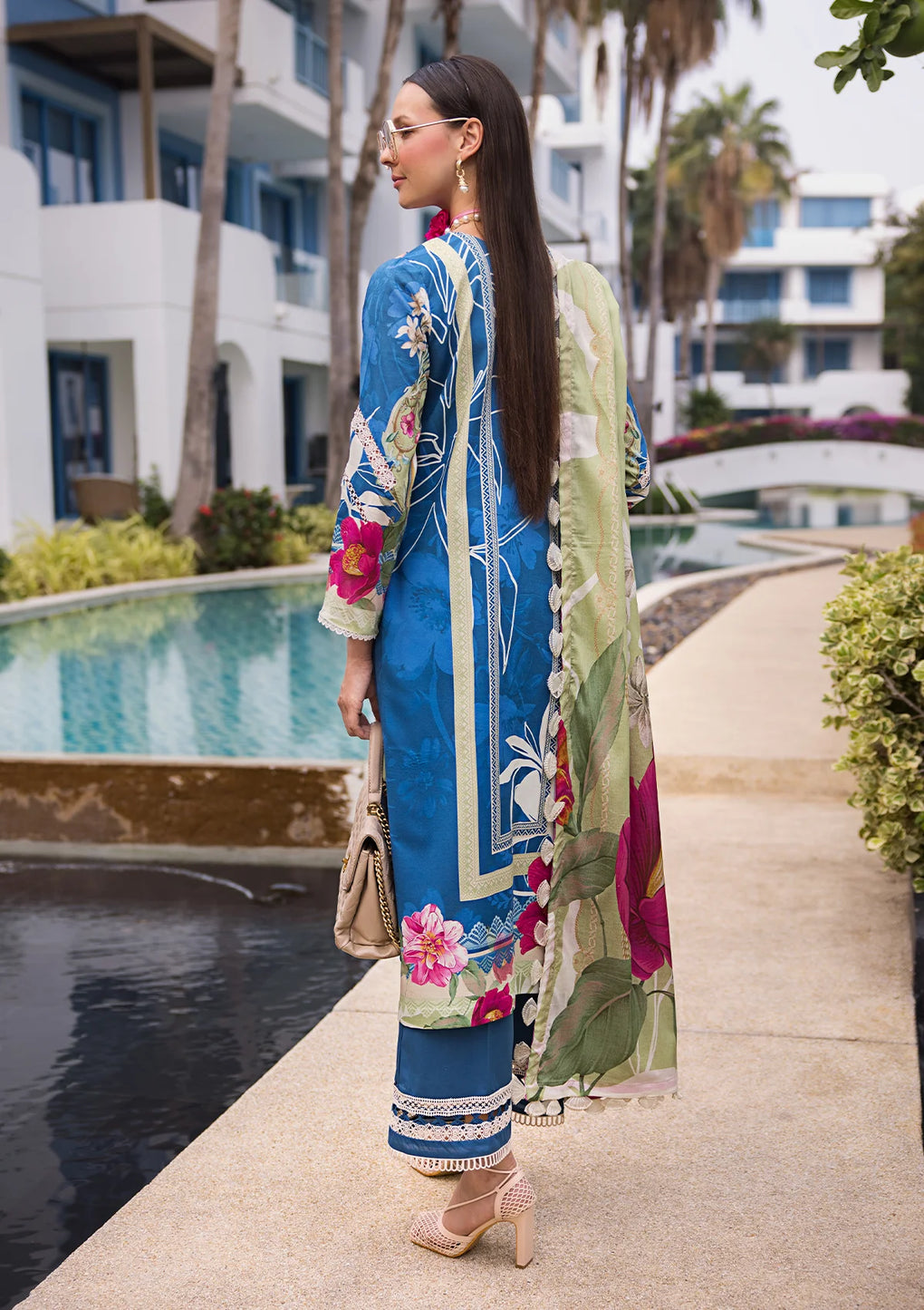 Elaf Premium | Prints Collection 2024 | EOP-08B WHIMSY TOSCANA - by - Libasekhas UK - Registered Vendor of : Elaf Premium - 100% Original Designer Dresss