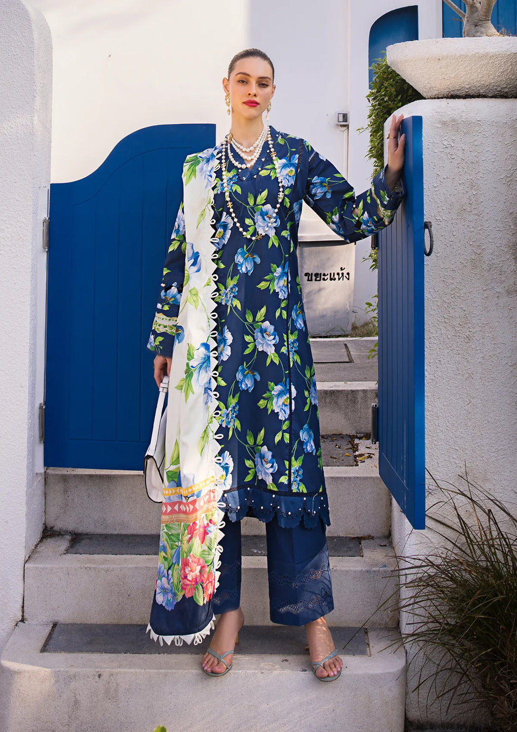 Elaf Premium | Prints Collection 2024 | EOP-05B RUNE MAVIS - by - Libasekhas UK - Registered Vendor of : Elaf Premium - 100% Original Designer Dresss