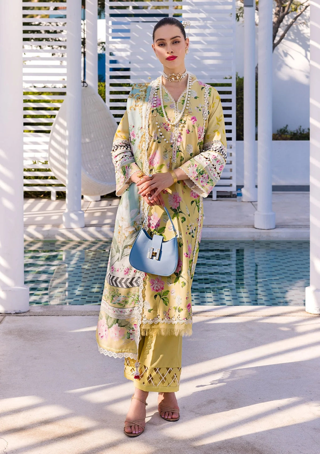 Elaf Premium | Prints Collection 2024 | EOP-02B HUAHIN CHIC - by - Libasekhas UK - Registered Vendor of : Elaf Premium - 100% Original Designer Dresss