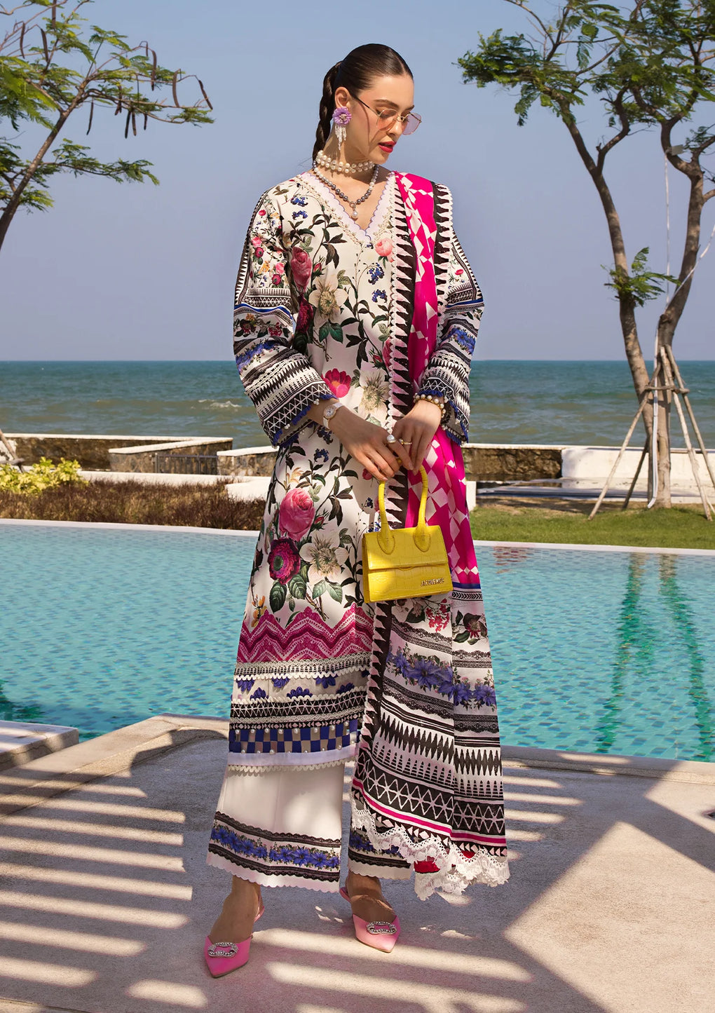 Elaf Premium | Prints Collection 2024 | EOP-06A AMARI MUSE - by - Libasekhas UK - Registered Vendor of : Elaf Premium - 100% Original Designer Dresss
