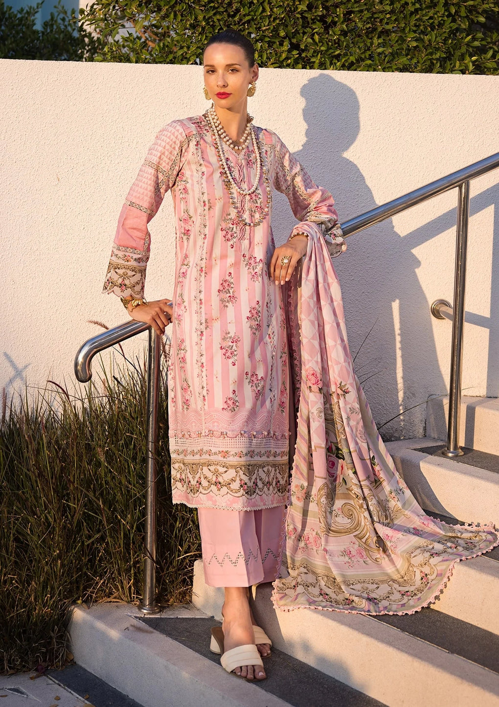 Elaf Premium | Prints Collection 2024 | EOP-04A THAI BLOOM - by - Libasekhas UK - Registered Vendor of : Elaf Premium - 100% Original Designer Dresss
