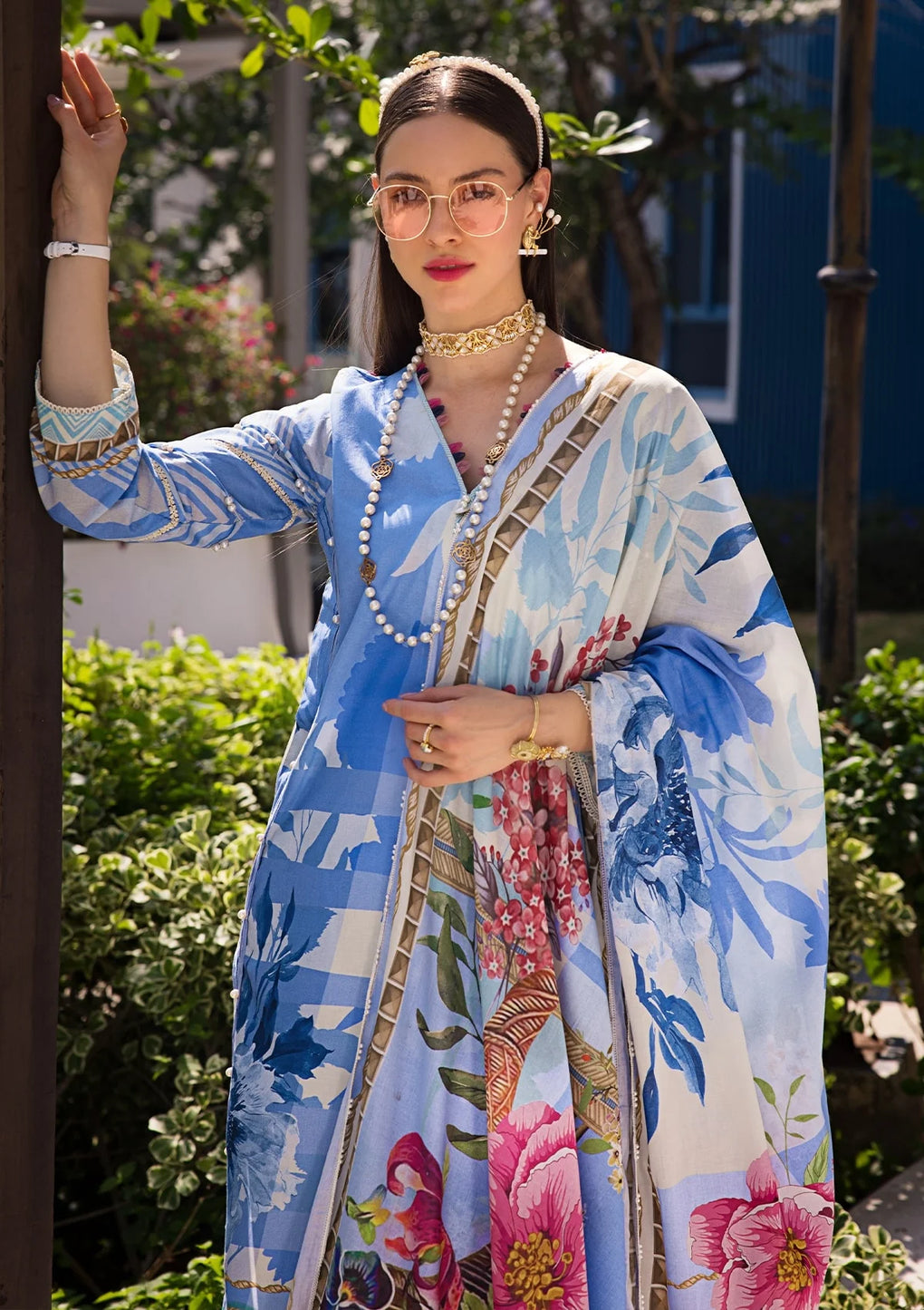 Elaf Premium | Prints Collection 2024 | EOP-01B DARIS - by - Libasekhas UK - Registered Vendor of : Elaf Premium - 100% Original Designer Dresss