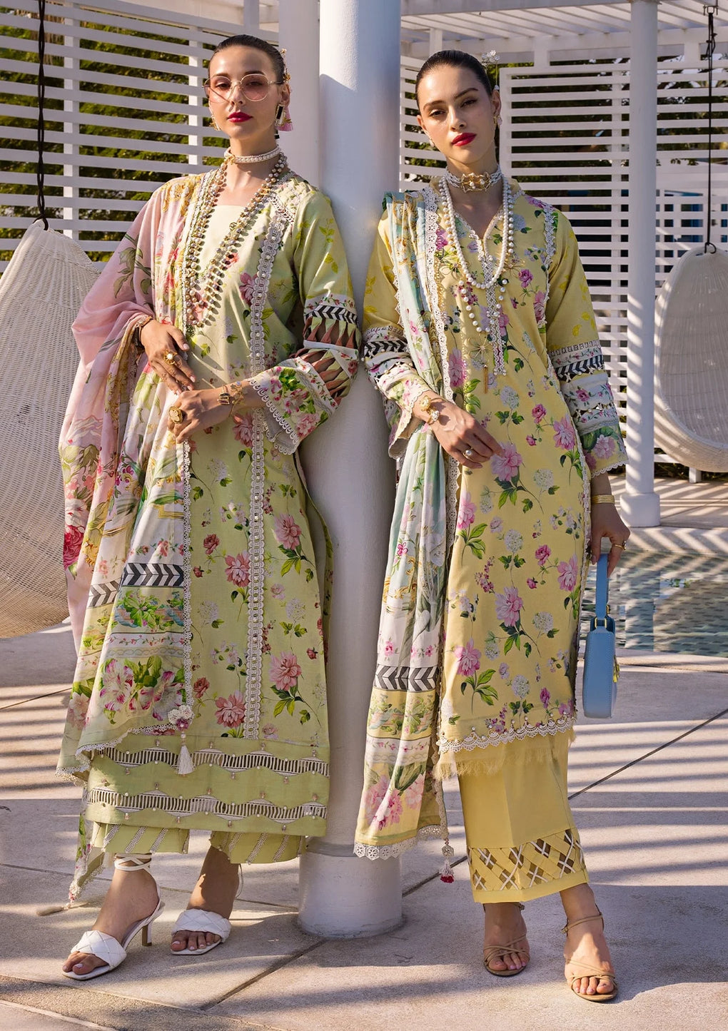 Elaf Premium | Prints Collection 2024 | EOP-02B HUAHIN CHIC - by - Libasekhas UK - Registered Vendor of : Elaf Premium - 100% Original Designer Dresss