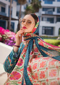 Elaf Premium | Prints Collection 2024 | EOP-07A FAUNA - by - Libasekhas UK - Registered Vendor of : Elaf Premium - 100% Original Designer Dresss