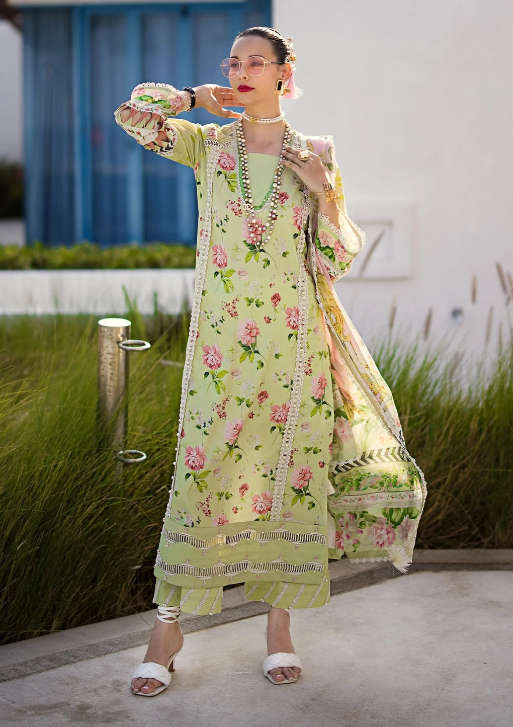 Elaf Premium | Prints Collection 2024 | EOP-02A CHELSEA - by - Libasekhas UK - Registered Vendor of : Elaf Premium - 100% Original Designer Dresss