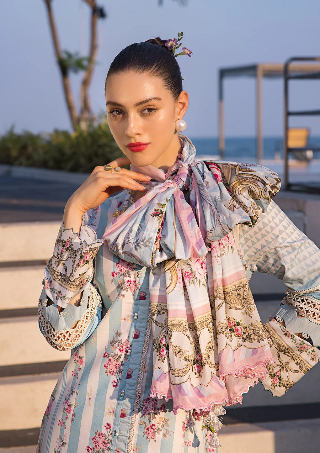 Elaf Premium | Prints Collection 2024 | EOP-04B MARLENE - by - Libasekhas UK - Registered Vendor of : Elaf Premium - 100% Original Designer Dresss