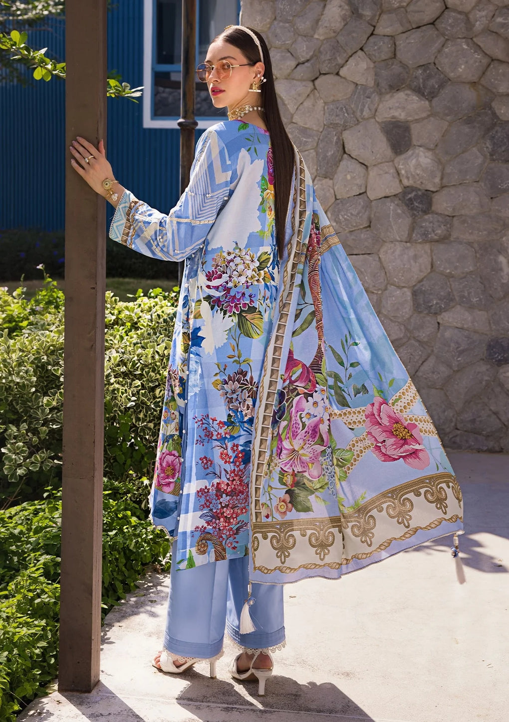 Elaf Premium | Prints Collection 2024 | EOP-01B DARIS - by - Libasekhas UK - Registered Vendor of : Elaf Premium - 100% Original Designer Dresss