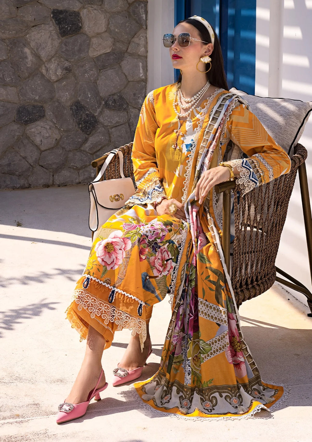 Elaf Premium | Prints Collection 2024 | EOP-01A SEDONA - by - Libasekhas UK - Registered Vendor of : Elaf Premium - 100% Original Designer Dresss