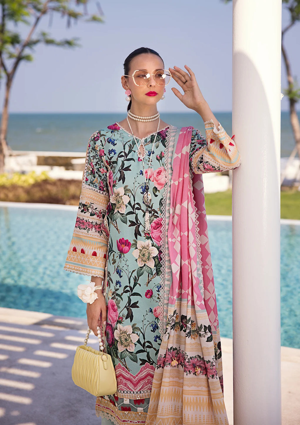 Elaf Premium | Prints Collection 2024 | EOP-06B FREYA - by - Libasekhas UK - Registered Vendor of : Elaf Premium - 100% Original Designer Dresss