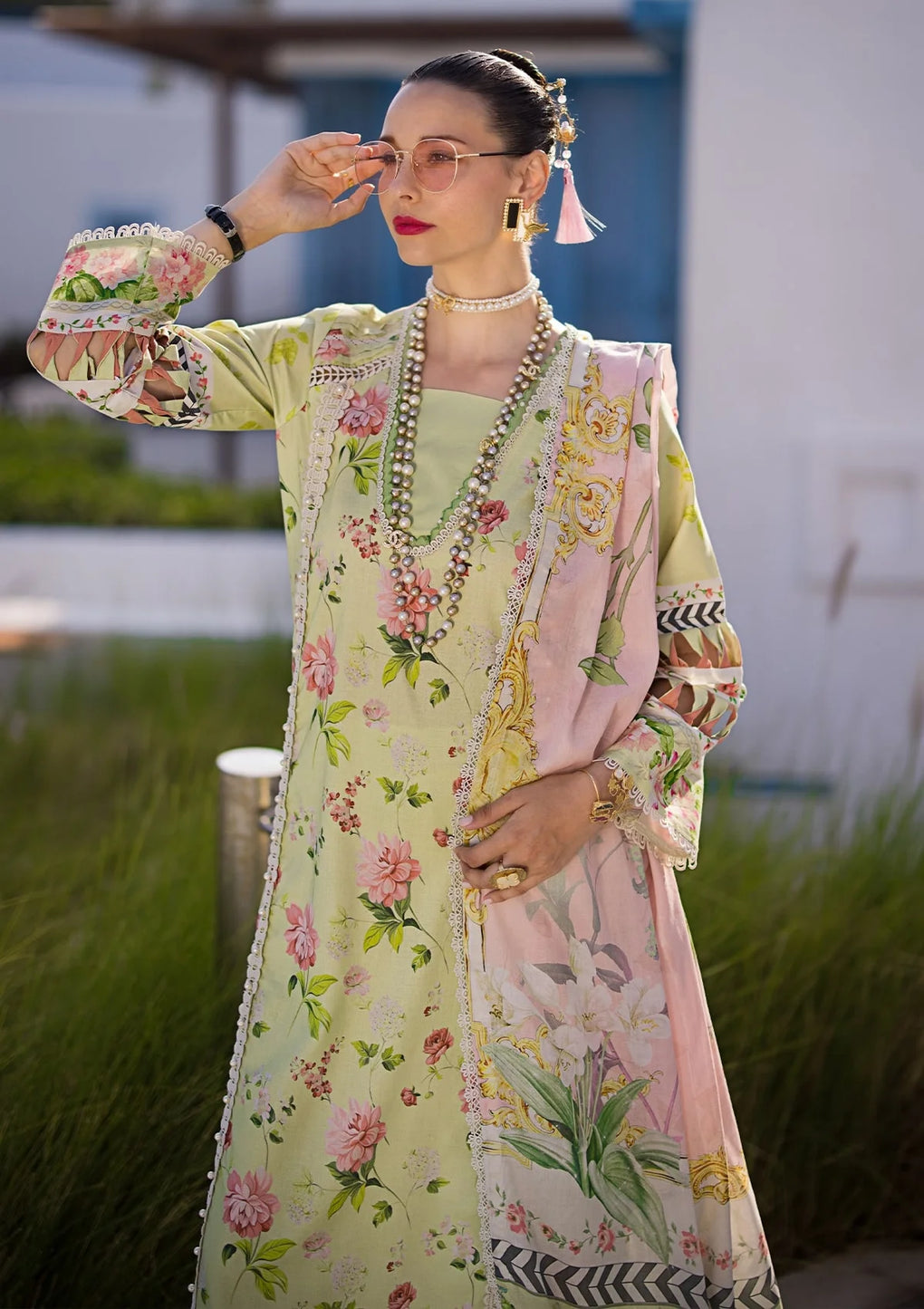 Elaf Premium | Prints Collection 2024 | EOP-02A CHELSEA - by - Libasekhas UK - Registered Vendor of : Elaf Premium - 100% Original Designer Dresss